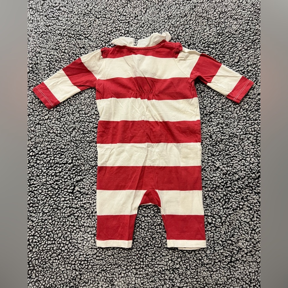Ralph Lauren Baby Girl Cotton Long Sleeve Romper, 3 Months - Picture 2 of 4